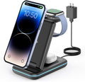 Wireless Charging Stand,  3 in 1 Wireless Charger Dock Station for Apple Watch 6 SE 5 4 3 2, Airpods 2/Pro, Iphone 13Pro Max/13 Pro/13/12/12Pro/11/11 Pro/X/Xr, Qi-Certified Phones